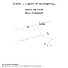 Планка карнизная 100х69х2000 (ECOSTEEL_T-01-Сосна-0.5)